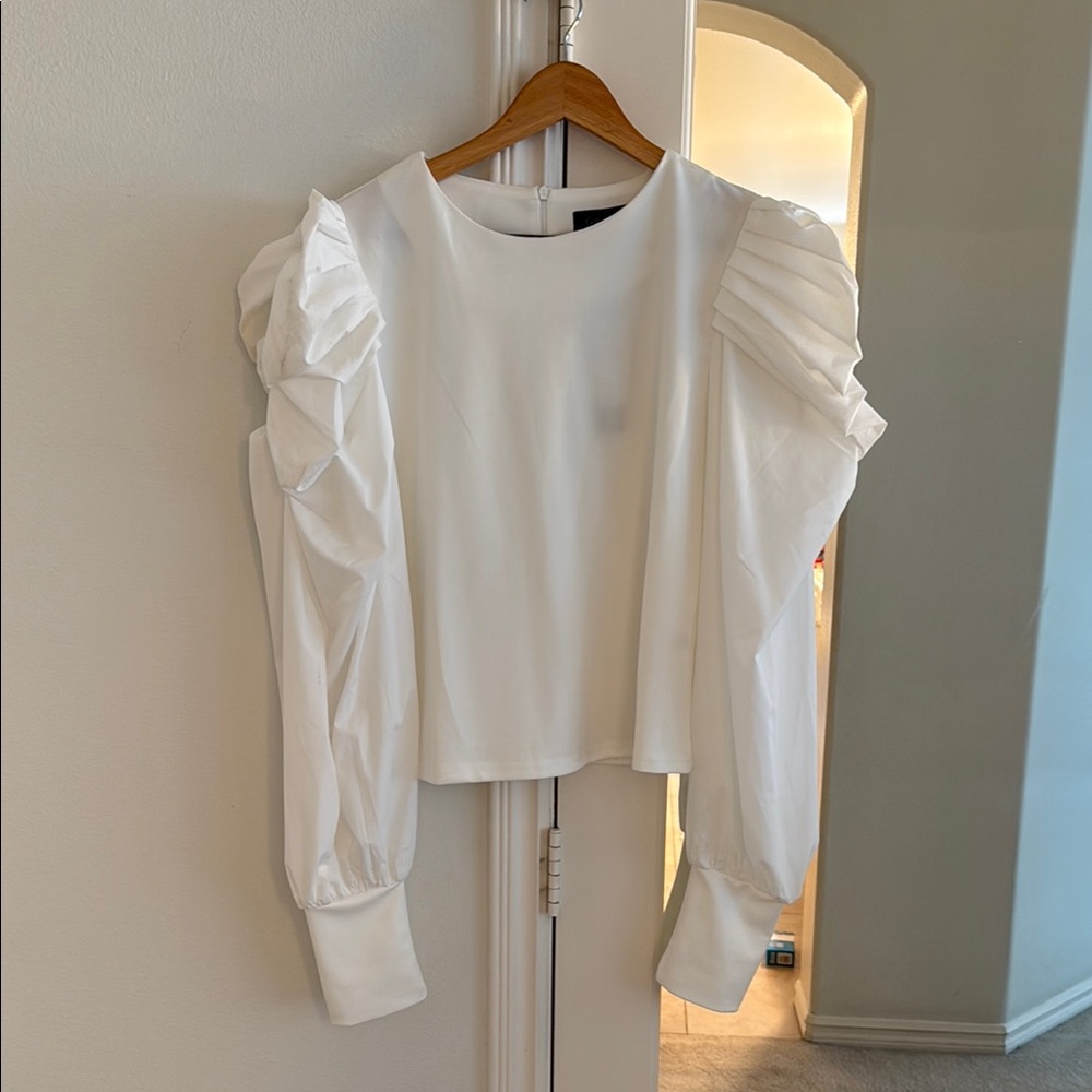 Elegant White Women's Top